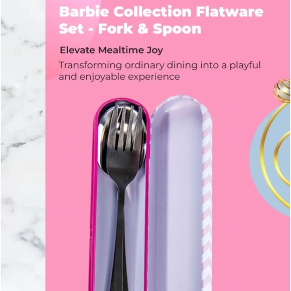 Barbie Flatware Set - Picture 11 of 13
